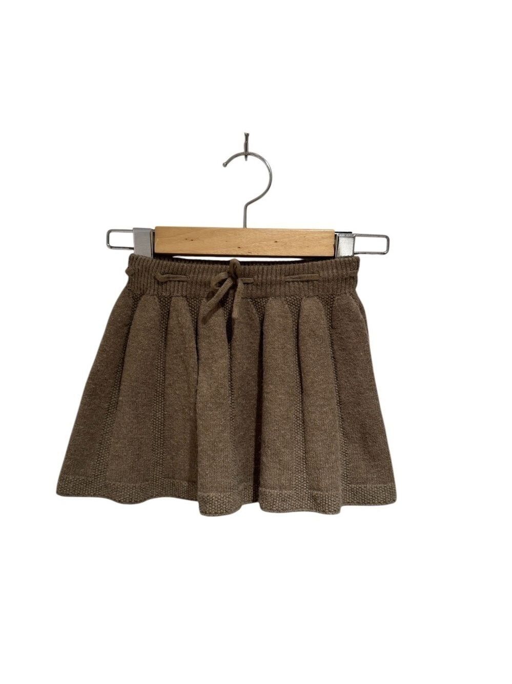 ZARA Elegant Brown Knit Skirt - size 2-3